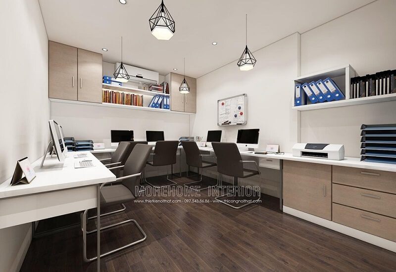 Bố trí văn phòng diện tích nhỏ khoa học, hợp lí