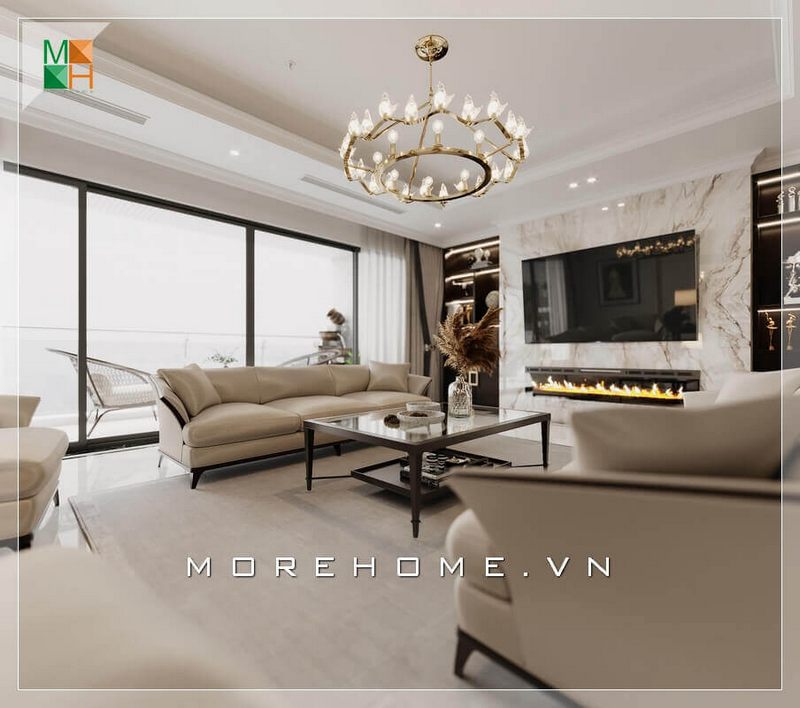 Mẫu sofa cao cấp phòng khách sang trọng tôn lên vẻ đẳng cấp cho ngôi nhà.