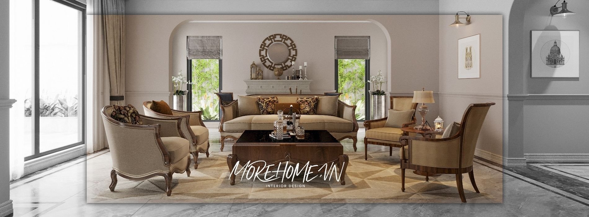 NỘI THẤT TÂN CỔ ĐIỂN